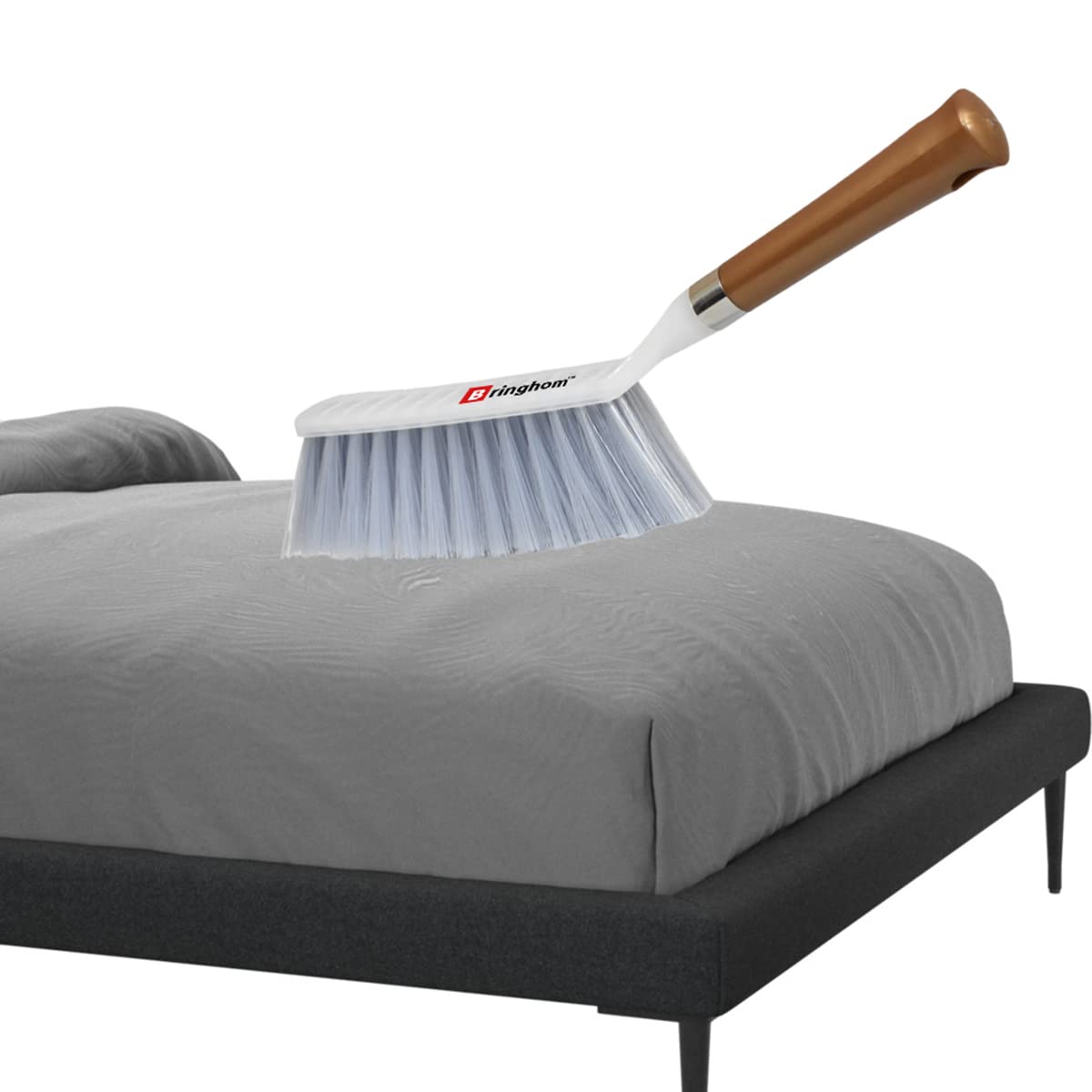 Bringhom Flexi Bristles Carpet Brush with Long Handle for Multipurpose Cleaning, Dusting Use in Home, Kitchen, Office (1Pc, Length : 34cm) - NM (B09JGR8WPW) Amazon Price History, Amazon Price Tracker