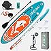 Tuxedo Sailor Tavola Stand Up Paddle Gonfiabile 305*78cm SUP Accessori Completi Tavola da Paddle Regolabile, Pompa, Zaino da Viaggio ISUP, Borsa per Telefono, Leine, Finne, Kajak-Sitz, Tavola da surf