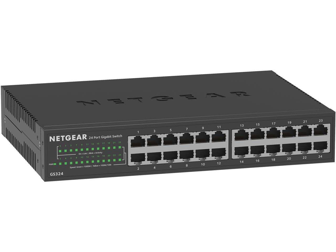 Amazon.com: NETGEAR 24-Port Gigabit Ethernet Unmanaged Essentials