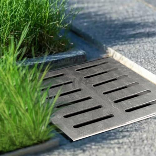 Plaque d'égout 30x30 robuste pour allée carrossable et cour extérieure
