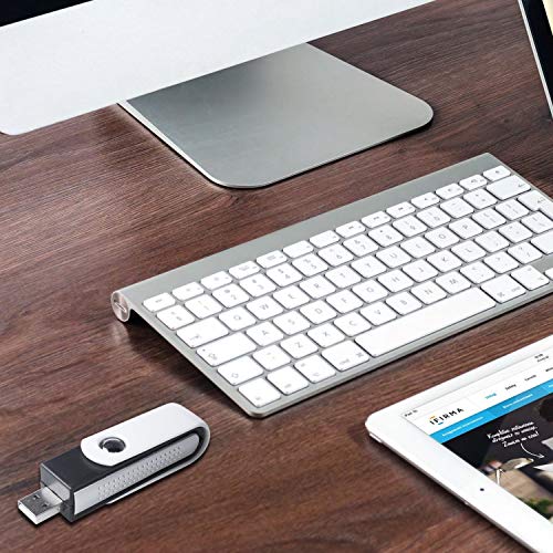SODIAL Luftreiniger (R) USB ionische Sauerstoff- Bar Lufterfrischer Luftreiniger Ionisator Fuer Laptop Schwarz + Weiss-4