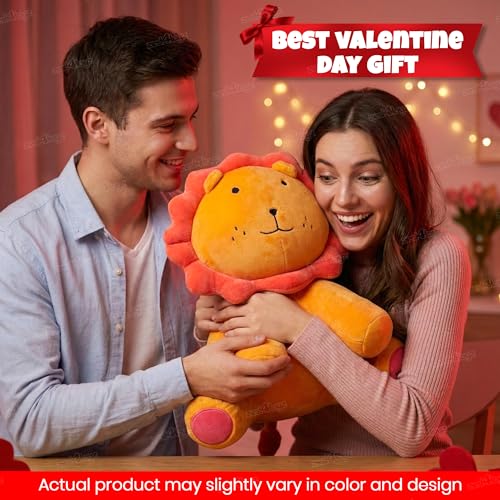 Image of Zest 4 Toyz Soft Toy for Girls (35 cm) | Cute Stuffed Animal Plush Toy | Baby Toys | Lion Toy Cuddly Teddy Bear for Kids | Birthday Gift for Girls