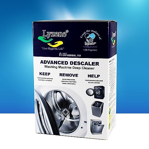 Image of LSRP'S Universal Fit Advanced Deep Cleaning Descaling Powder /Dishwasher Cleaner and Descaler Replacement for Samsung Bosch lg washing machine cleaner top load /front load tub drum cleaner - 450 gm