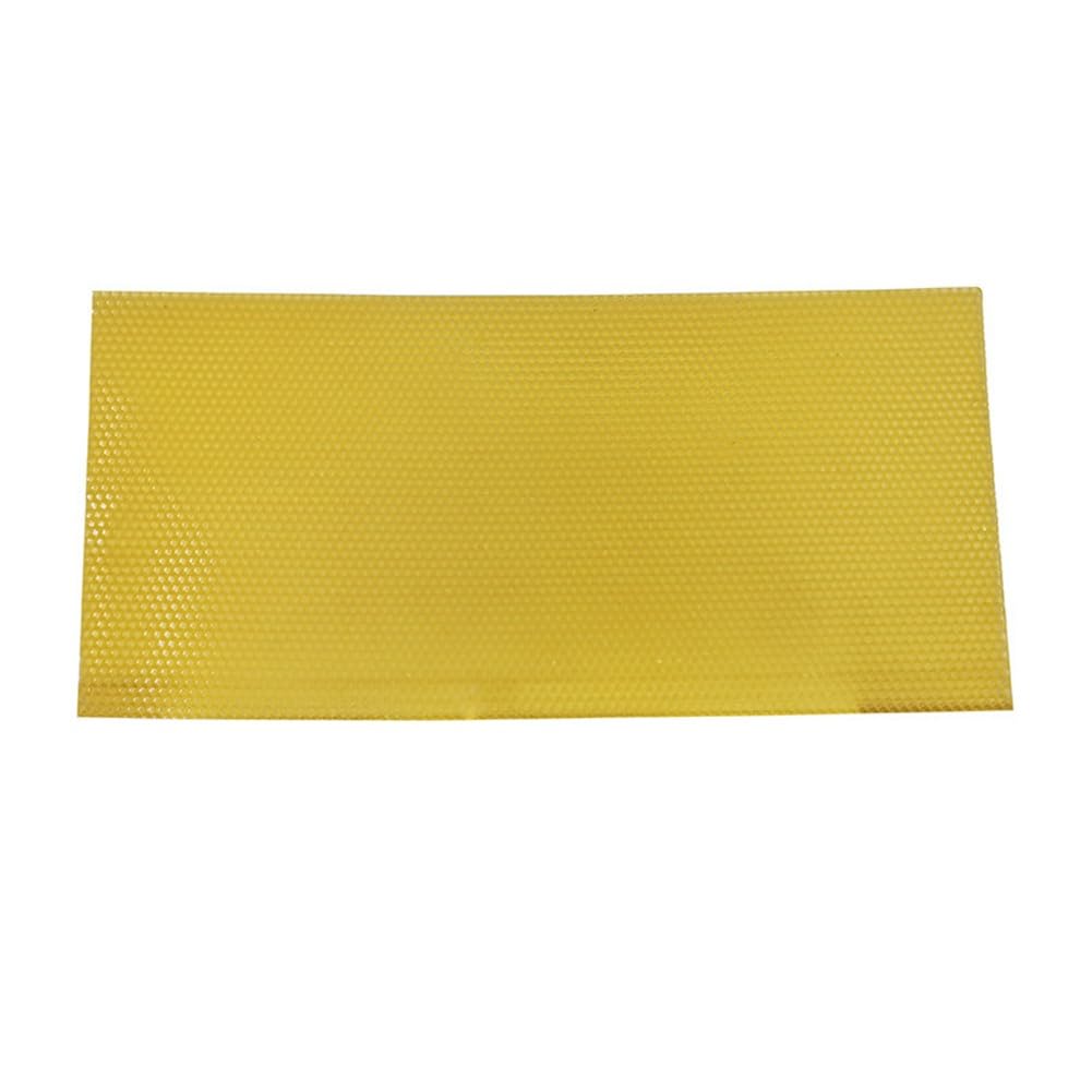 Base de cera de abeja natural EasyByMall de 19,5x33 cm para apicultura eficiente