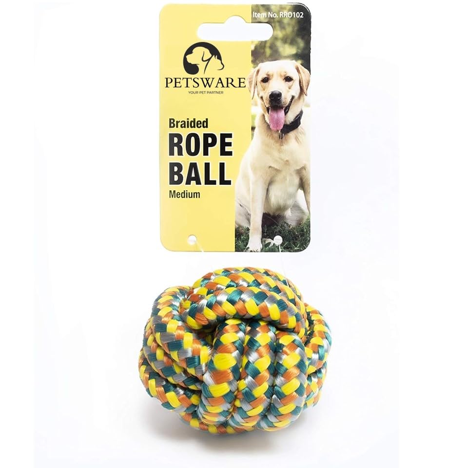 See full amazon price history chart for PETSWARE Dog Chew Toys for Aggressive Chewers - Heavy Duty Twisted & Braided Rope Toy for Puppies, Medium & Large Dogs - Indestructible Dog Balls for Large Dogs | Color May Vary (Pack of 1) PETSWARE Dog Chew Toys for Aggressive Chewers - Heavy Duty Twisted & Braided Rope Toy for Puppies, Medium & Large Dogs - Indestructible Dog Balls for Large Dogs | Color May Vary (Pack of 1) (B0D49PBQ49) Amazon Price History, Amazon Price Tracker