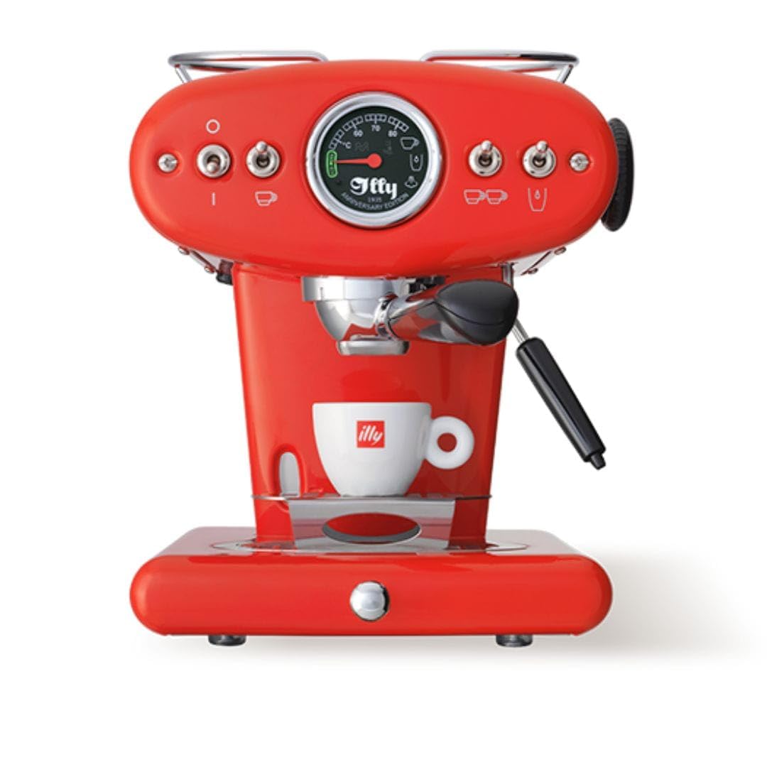 illy X1 Anniversary, machine à espresso, compatible ESE et café moulu, autonettoyante