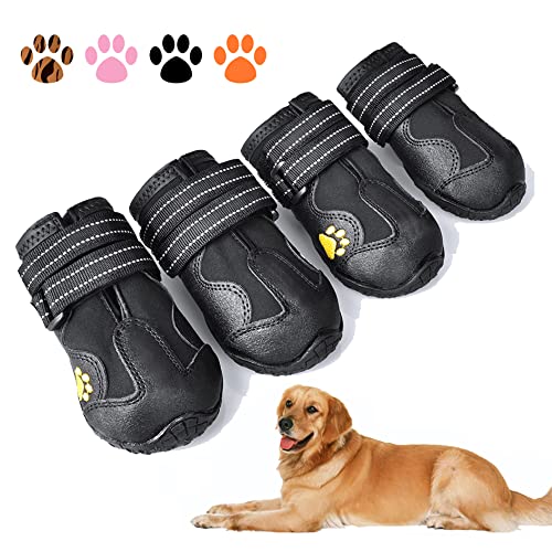 XSY&G Dog Boots,Waterproof Dog Shoes,Dog...