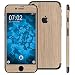 Produktbild PhoneNatic 2 x Holzoptik-Folienset für Apple iPhone 7/8 / SE 2020 Hellbraun Schutzfolien