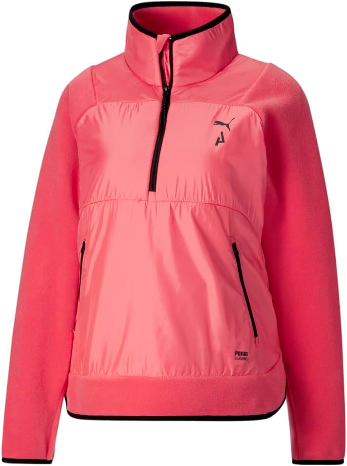 Puma Womens Seasons Fleece Mock Neck Half Zip Cameroon Ubuy