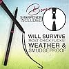 Mia Adora Best Cruelty Free Waterproof Eyeliner Pencil with Sharpener - All Day Smudgeproof Wear - Easy to Use & Perfect Eye Liner for Your Cat Eyes & Waterline - Immovable Makeup (Black)