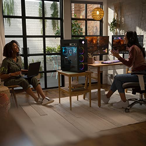 HP Omen 45L Gaming Desktop PC, GT22-2007ng, Intel Core i9-14900K, 32 GB (2x16GB) DDR4-SD RAM, 2000 GB SSD, NVIDIA GeForce RTX 4070 Ti, Windows 11 Home, Tower PC, Schwarz, Seitenblende aus Glas – Bild 5