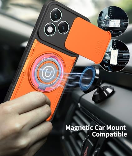 Coque Honor 200 Lite premium antichoc orange haute résistance - 4