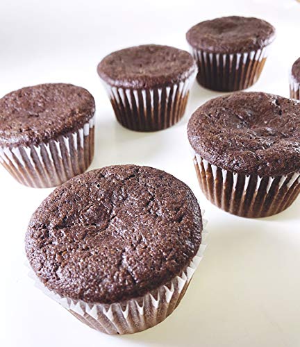 Low Carb Chocolate Muffin | Fluffy, Gluten Free, Low Carb Muffins| 3.0g Net Carbs per Serving | No Sugar Added Sweets & Treats | Diabetic & Paleo Diet Friendly | 6 Cupcakes
