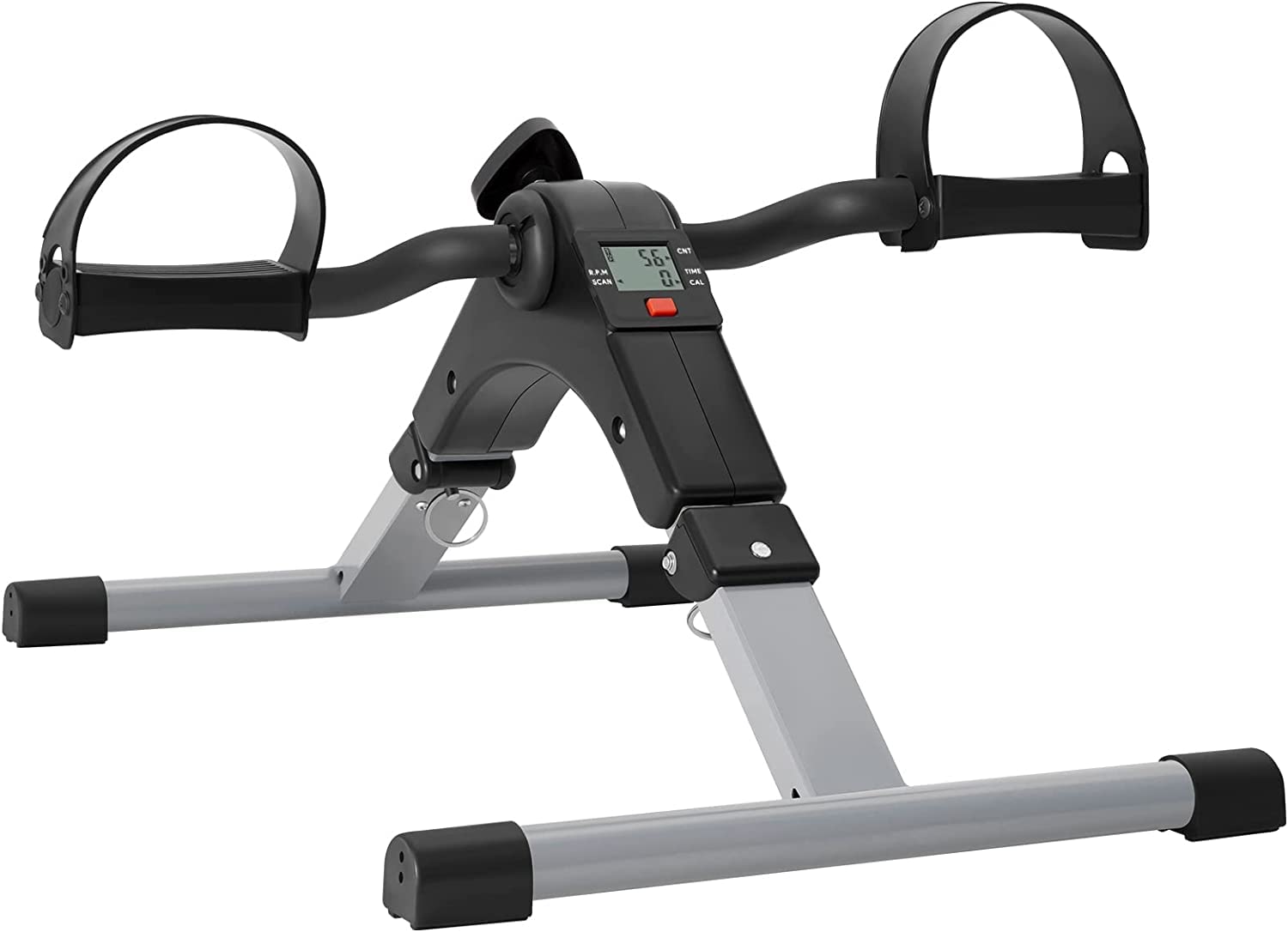 BLEQYS® Mini Pedal Exerciser Cycle Bike for Home Gym LCD Counter Foldable Exercise Bike Indoor Fitness Resistance Home Use Light Exercise of Legs & Arms, Physiotherapy for Kitchen Bedroom Bathroom (B07T3BZQTT) Amazon Price History, Amazon Price Tracker