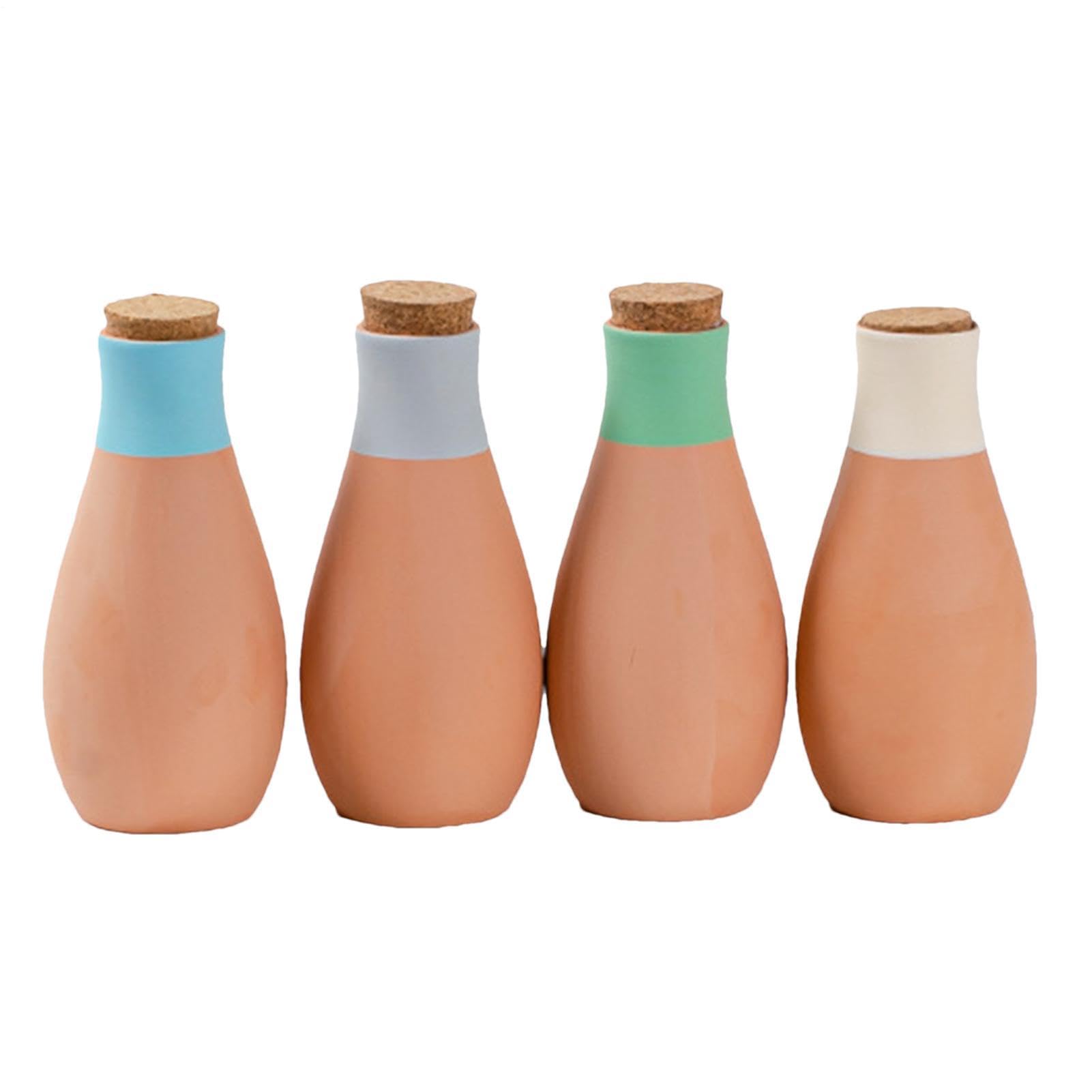 Pics d'arrosage pour en terre cuite : insert de pot de bowling en céramique, piquets à libération lente, cône d'arrosage automatique | Pour intérieur et extérieur, fleurs, jardin, vacances