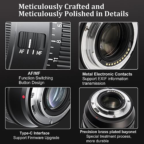 Image of VILTROX 75mm f /1.2 F1.2 Pro E-Mount Ultra Wide Angle Autofocus APS-C Prime Lens for Sony E-Mount Camera A6600 A6500 A6300 A6000 A6400 A6100 A5100 A7 A7R A7C A7II A7RII A7SIII A7III A7RIII A7RIV A9