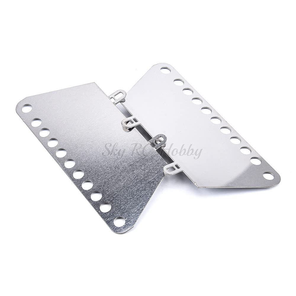 1:12 MN D90 D91 Model Accessory RC Car Spare Parts Metal Silver Pedal 95AE