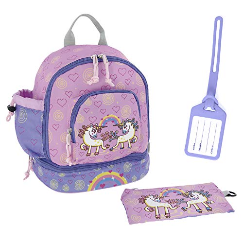 Mochila Infantil con Compartimento Térmico en la Base  Estuche Interior con Mosquetón