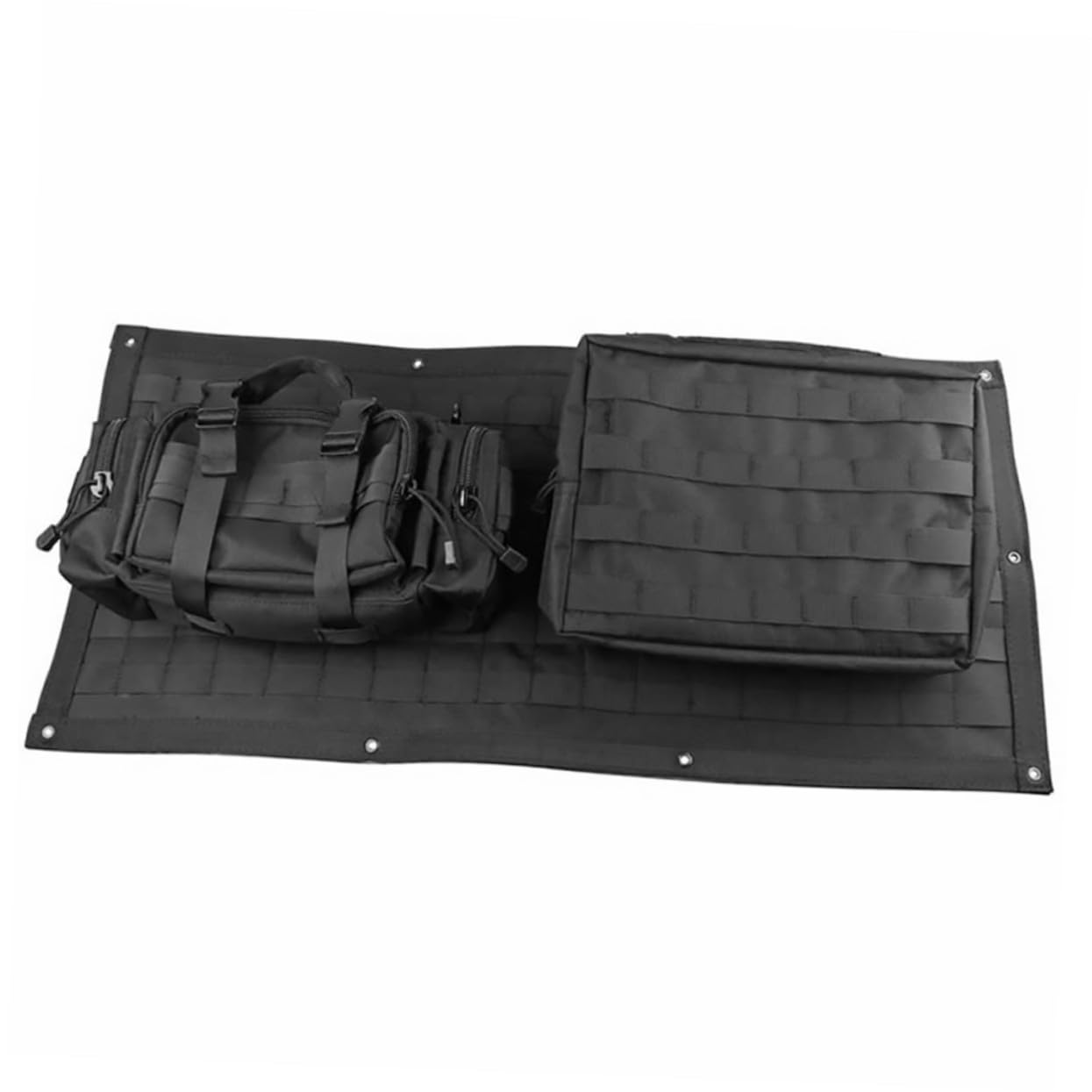 LIFKOME Borsa da Porta Posteriore Fuoristrada Multifunzione in Nylon Nero