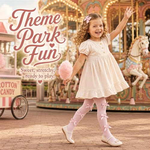 Image of VIKITA Girls tights Cotton Leggings in Spring fall winter stripe socks for girls 3-8 years