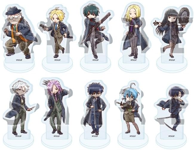 Sakamoto Days 10 Battle x Suit Version, Graphart Illustration, Acrylic Petite Stand, Complete Set, Box of 10