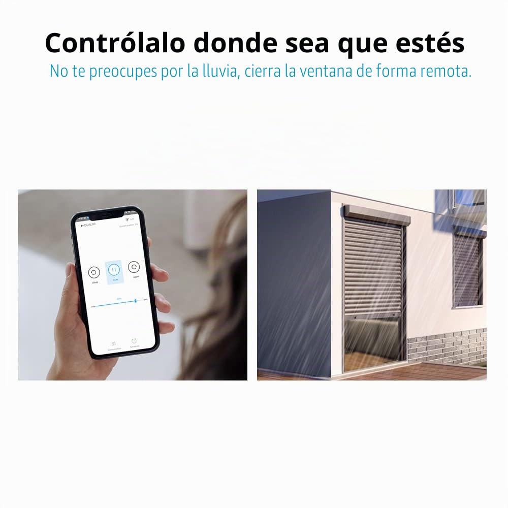 SONOFF Módulo de interruptor de cortina inteligente WiFi de 2 vías con relé dual para cortinas motorizadas, persianas, persianas, funciona con Alexa, no requiere concentrador, DUALR3 Lite