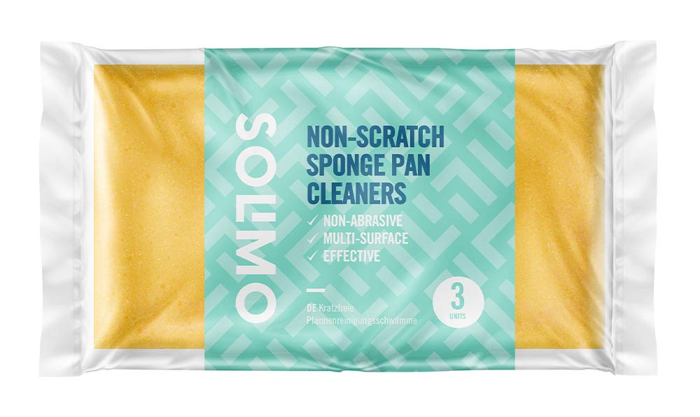 Non-Scratch Sponge Pan Cleaners, 3 count, pack of 1