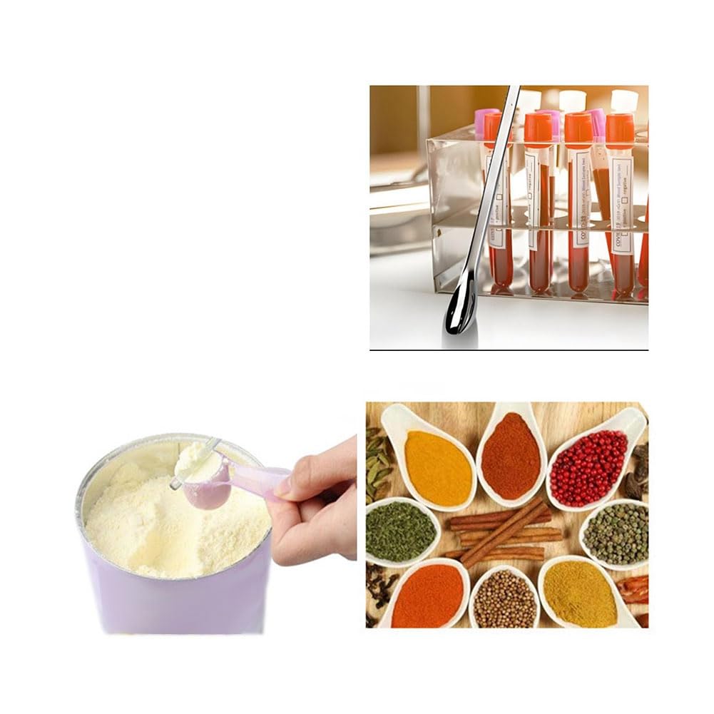 Ensemble de Micro-Doseur et de Spatule de Laboratoire en Acier Inoxydable pour Poudres, Gels et Remplissage de Gélules.