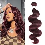 REMY HAIR Burgundy Bundles 99j Body Wave Human Hair Bundles 8A Grade14 Inch Unprocessed Brazilian Virgin Hair Weave Extension Hair For Black Women