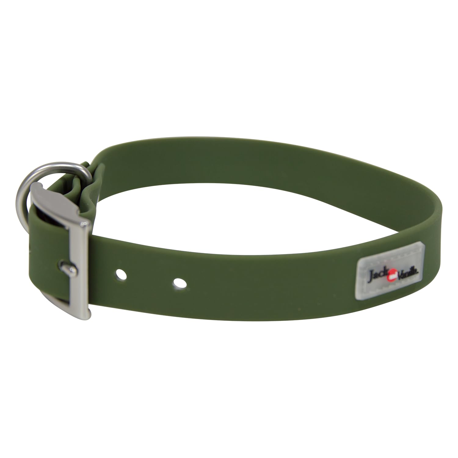 JACK AND VANILLA, Ergonomic Dog Collar, Water Resistant, Adjustable, Green, Size XL - Image 3