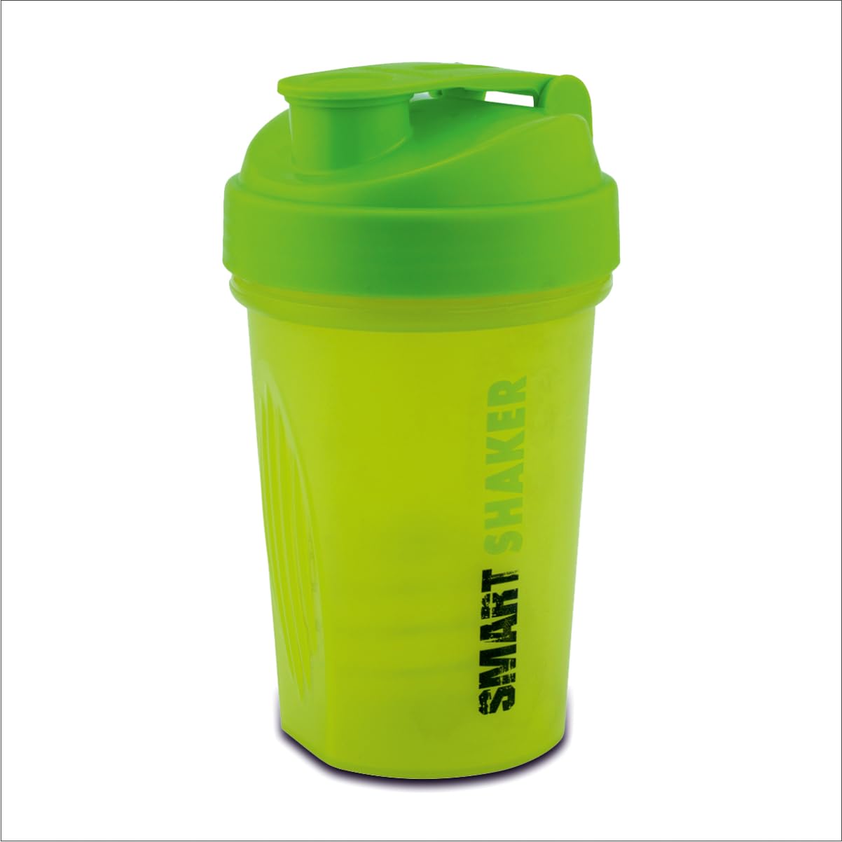 Trueware Mini Smart Gym Shaker With PP Blender Ball | Plastic | 500 ML | Green | Leak Proof | Ideal for Protein | Preworkout and BCAAs, BPA Free | Ideal Workout Blender for Fitness Lovers-image-9