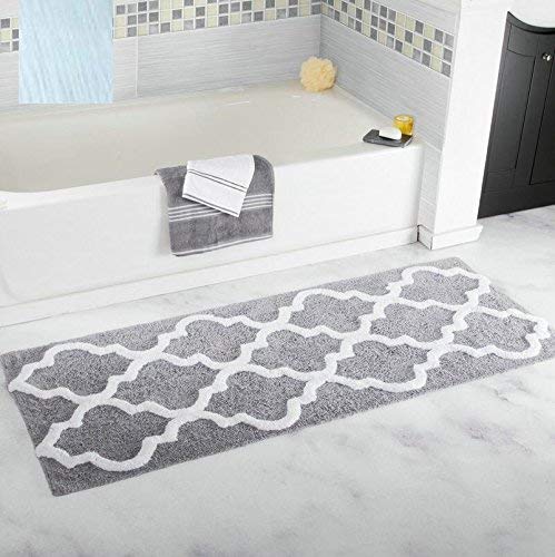 GZZ Tappeto Home Lavabile Absorbierende Matten, Rutschfester Matten Schlafzimmer Bad K & Uml; & Sup1; Che, Traditionelle Teppiche Hand, Rechteckiger Teppich,17.7in 47.2in *,A6