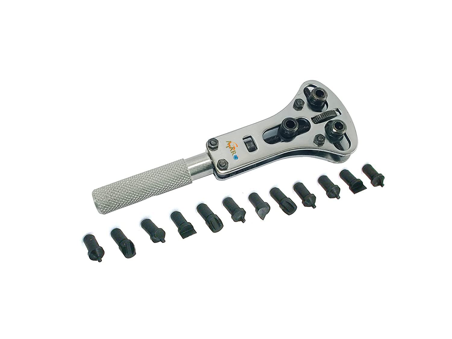 ATAR Wrist Watch Back ‎Case Opener Stainless Steel Small Adjustable Screw Waterproof Watch Back Case Opener Repair Wrench Tool Set 12 Pins (B0BV6XM19P) Amazon Price History, Amazon Price Tracker