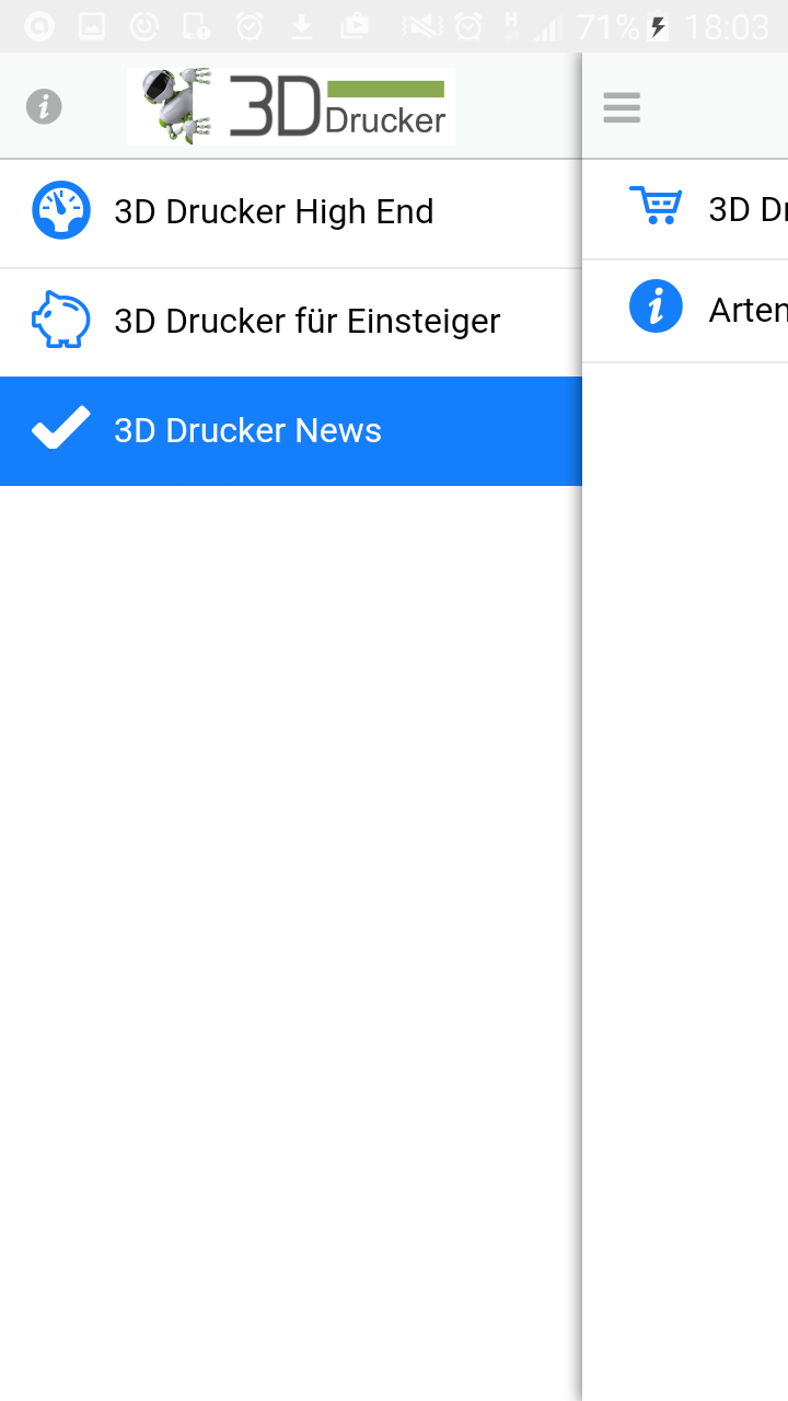 3D Drucker Test - Application sur Amazon Appstore