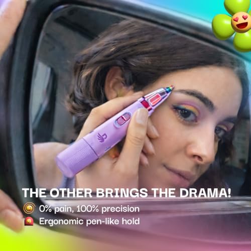 Image of Bombae Face & Eyebrow Trimmer for Women | Precision Eyebrow Trimmer for Women Facial Hair | Face Hair Remover | Hypoallergenic Blades | Built-in LED Light | Type-C Rechargeable Hair Removal Machine