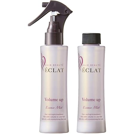 Amazon 公式 ヘアボーテエクラ ボリュームアップエッセンスミストレフィルセット 240ml ヘアボーテエクラ ヘアウォーター ミスト 通販