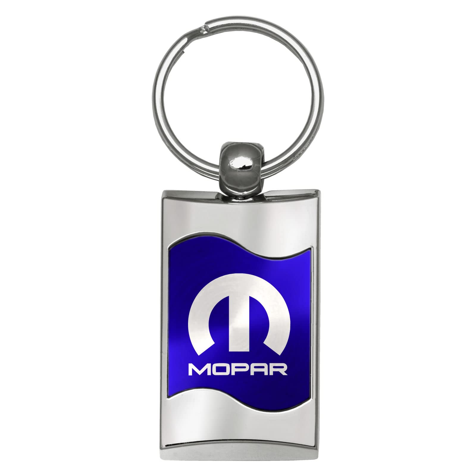 Au-TOMOTIVE GOLDRectangular Wave Key Fob for Mopar (Blue)