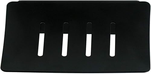 Miniatura 5 de Soporte para jabón, plato de ducha montado en la pared, soporte para estropajo para cocina o baño, color negro