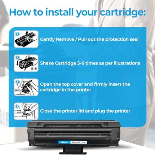 Image of Foxin FTC 12A Laser Printer Cartridge Compatible with 1020, M1005, 1018, 1010, 1012, 1015, 1022, 1022N, 1022NW, 3015, 3020, 3030, 3050, 3050Z, 3052, 3055 / 12A Cartridge / Black