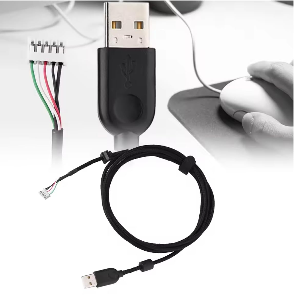 Cavo di ricarica per mouse Cavo dati per mouse G402 Mouse Cavo di ricambio Accessori Filo