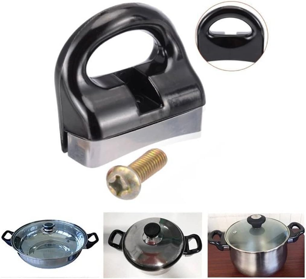 Short Side Handle Grip Replacement Pot Handles with Screw Universal Pan Cooker Ear