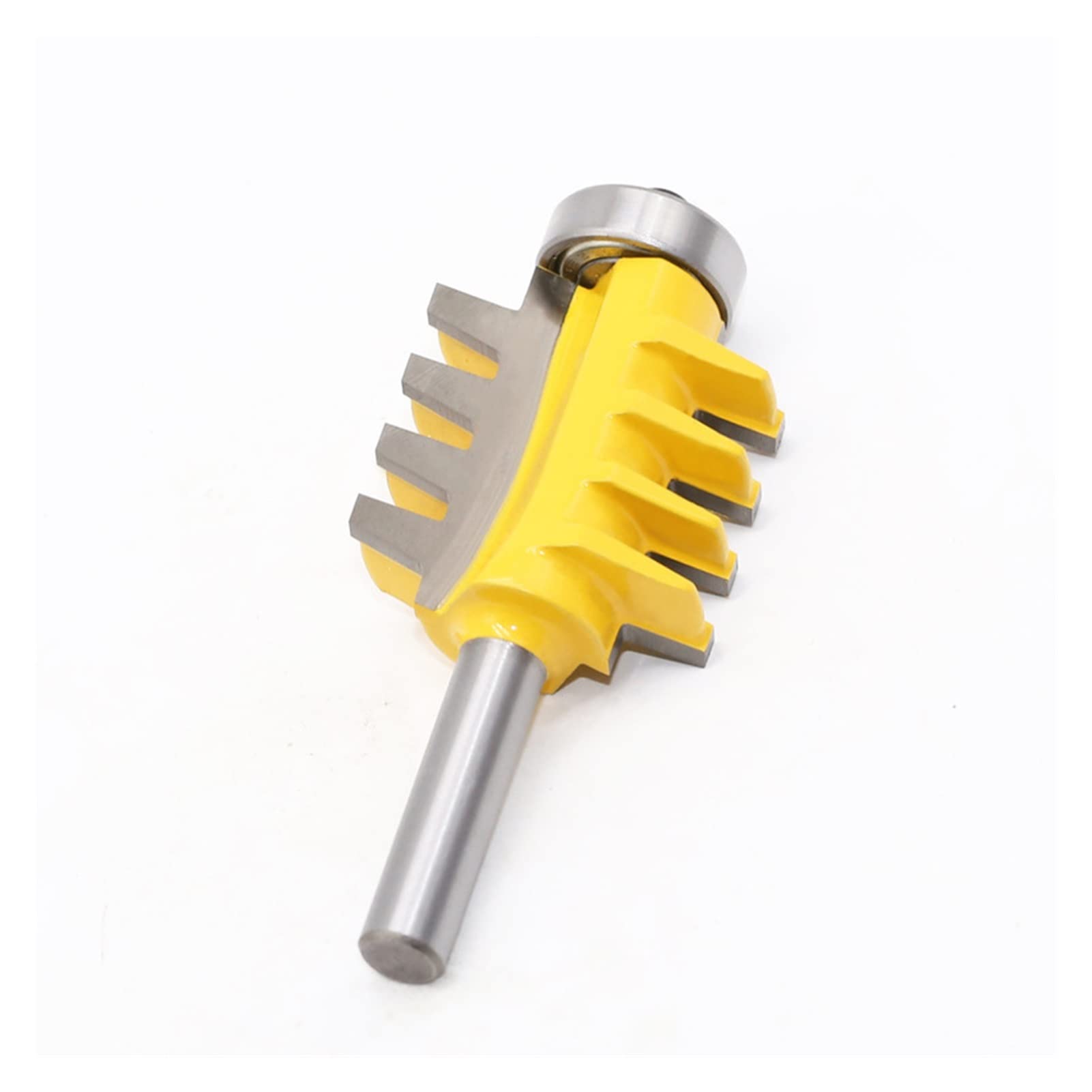Cutter di fresatura superficiale 6/8 / 6.35mm Maniglia Maniglia Binario Reversibile Dito Giunto Delto Colla Router Bit Taper Tenon Tenon Lavorazione del legno Fresatura for incisione Cutter Router di
