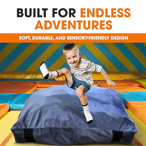 Cheer Collection Crash Pad - Crash Pads for Kids Sensory with Washable Cover - Sensory Room Must Haves - Crash Mat - Image 4