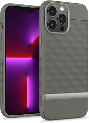 Caseology Parallax - Funda protectora compatible con iPhone 13 Pro Max (2021), color gris ceniza disponible en Yaxa Colombia
