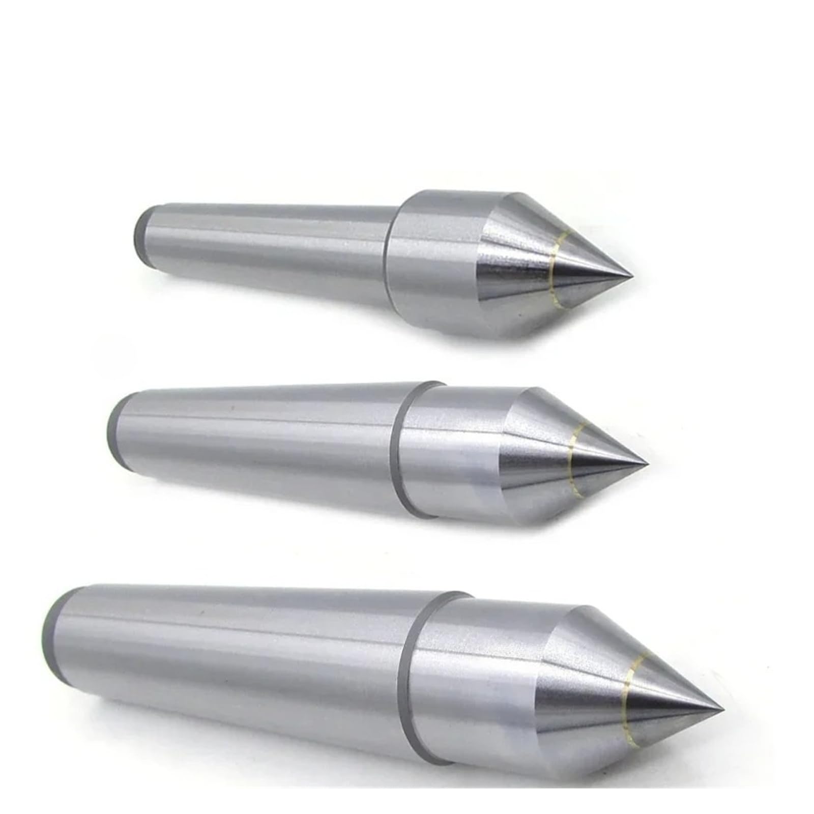 Mqfbnnp Mt2-F136 Lathe Live Center Fixation Center Alloy Centering Morse Lathe Tailstock Thimble(Mt2-F136)