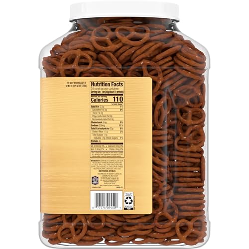 Image of Snyder's of Hanover, Mini Pretzels, 30 Oz Canister