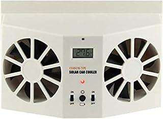 Car Fan - Solar Powered Cooler for Car Front or Rear Window Air Vent