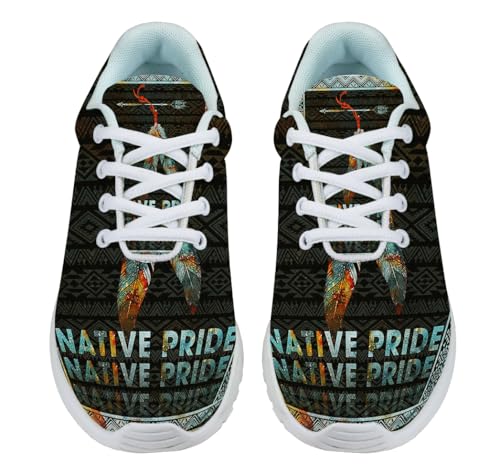 Native American Flag Shoes for Women Men Trail Running Casual Fashion Sneakers Slip-on Tennis Shoes