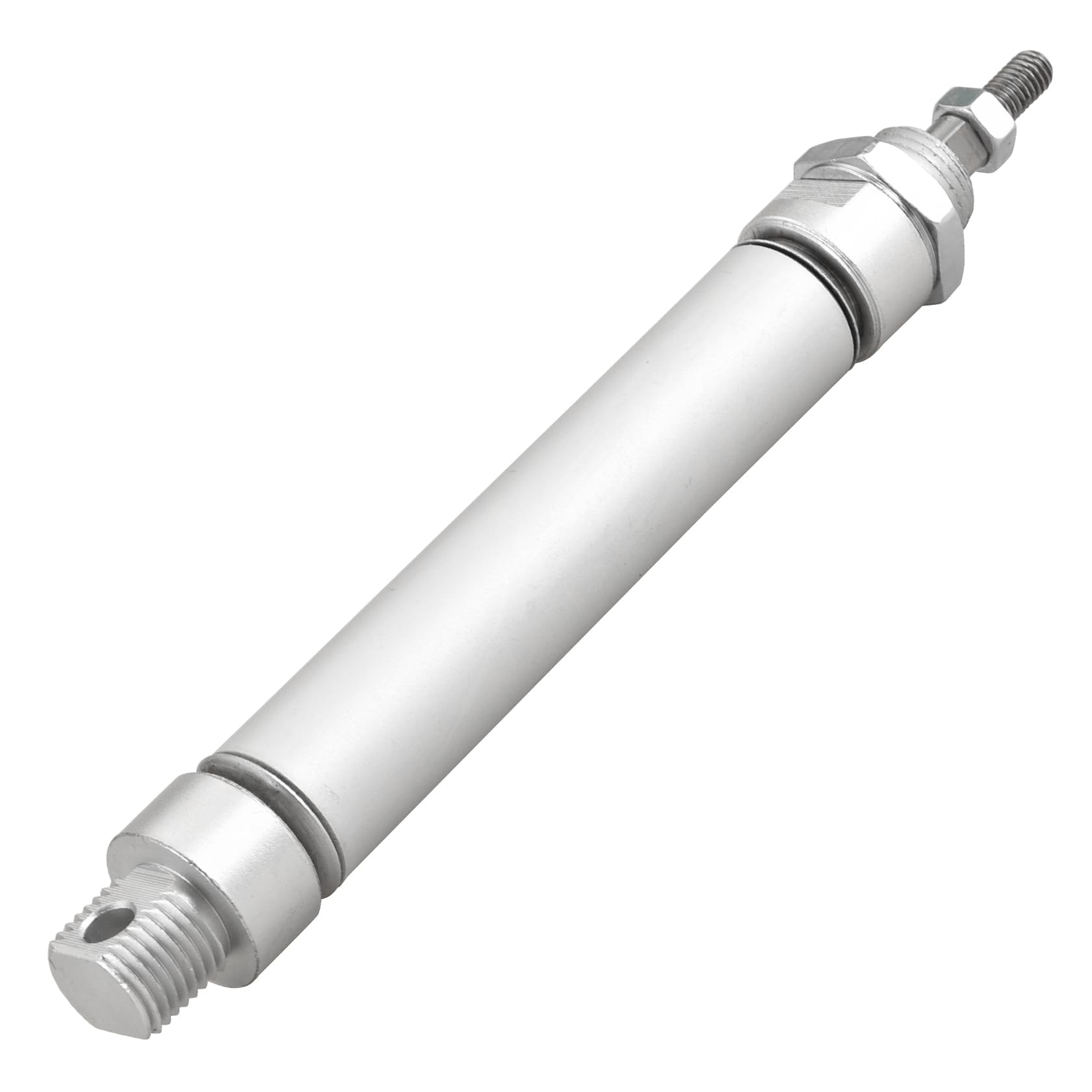 Heschen Vérin pneumatique Mince, Mal 16-75, M5 Port, Alésage 16mm, Course 75mm, Double Effet