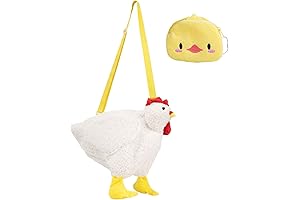 FABMODE Chick Purse Rooster Shoulder Bag with Adjustable Strap